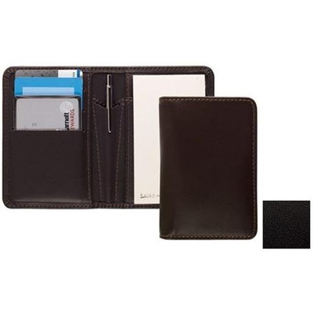 RAIKA Raika TN 128 BLK Card Note Case with Pen - Black TN 128 BLK